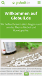 Mobile Screenshot of globuli.de